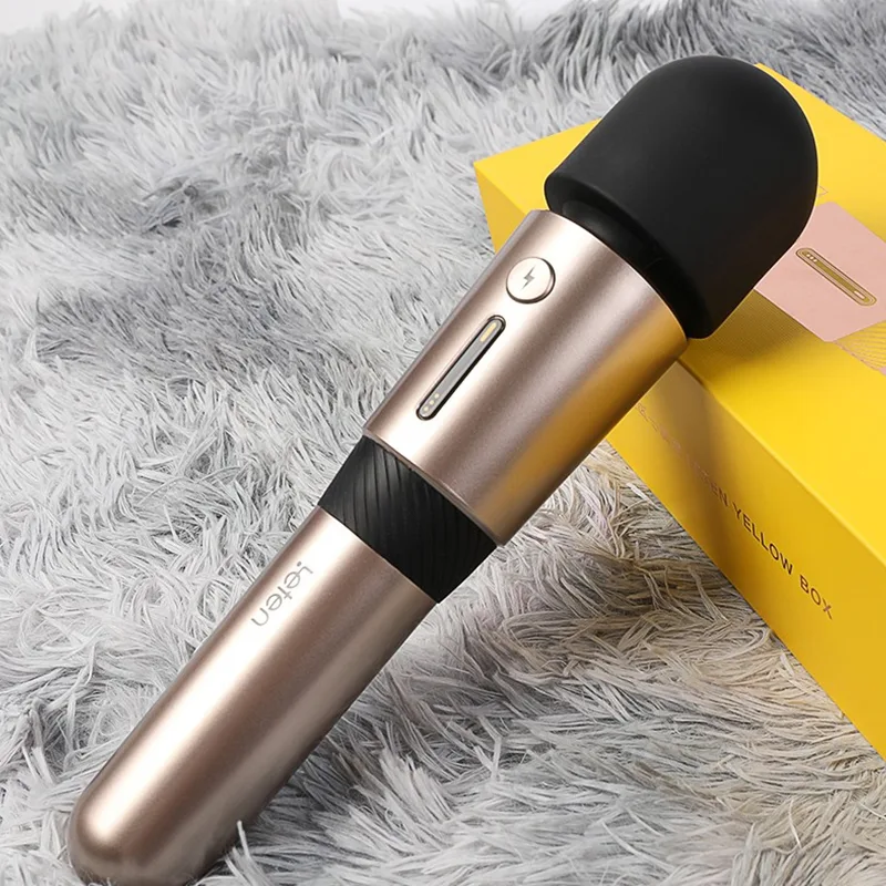 3 Växlad Hastighet & 7 Frekvent Vibrerande Laddningsbar Stav Vibrator
