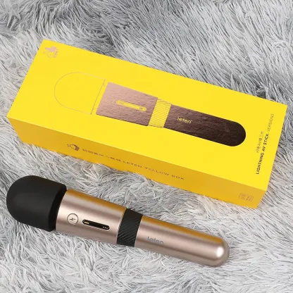 3 Växlad Hastighet & 7 Frekvent Vibrerande Laddningsbar Stav Vibrator