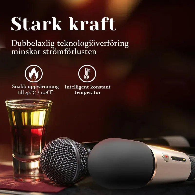 3 Växlad Hastighet & 7 Frekvent Vibrerande Laddningsbar Stav Vibrator