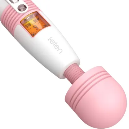 LCD Display Deluxe Laddningsbar Stav Vibrator