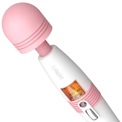 LCD Display Deluxe Laddningsbar Stav Vibrator