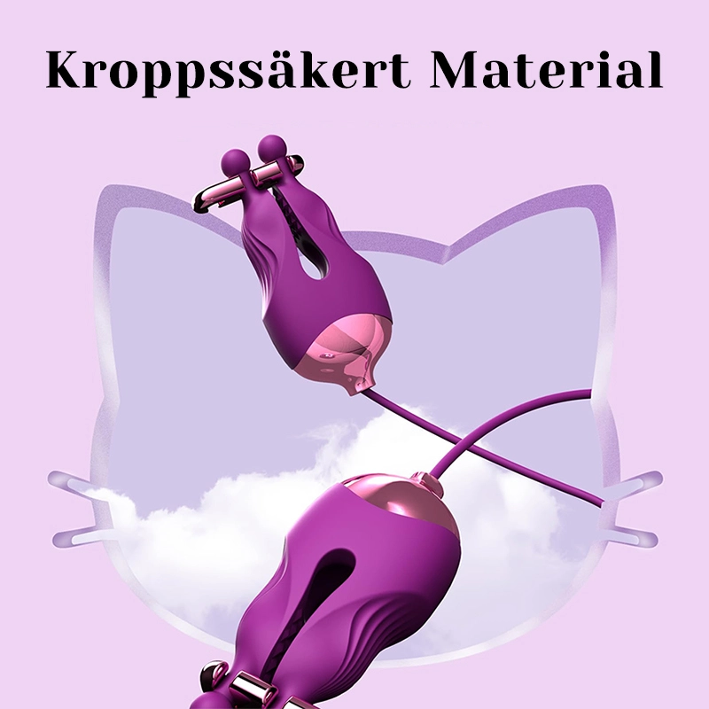 Justerbar vibrator nippelkrok med rosettströmbrytare