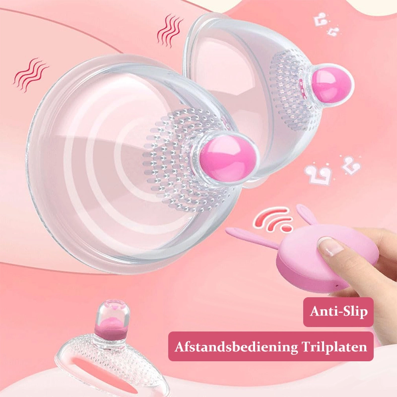 Klitorissugkopp & Bröstvårtsvibrator
