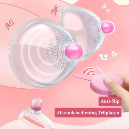 Klitorissugkopp & Bröstvårtsvibrator