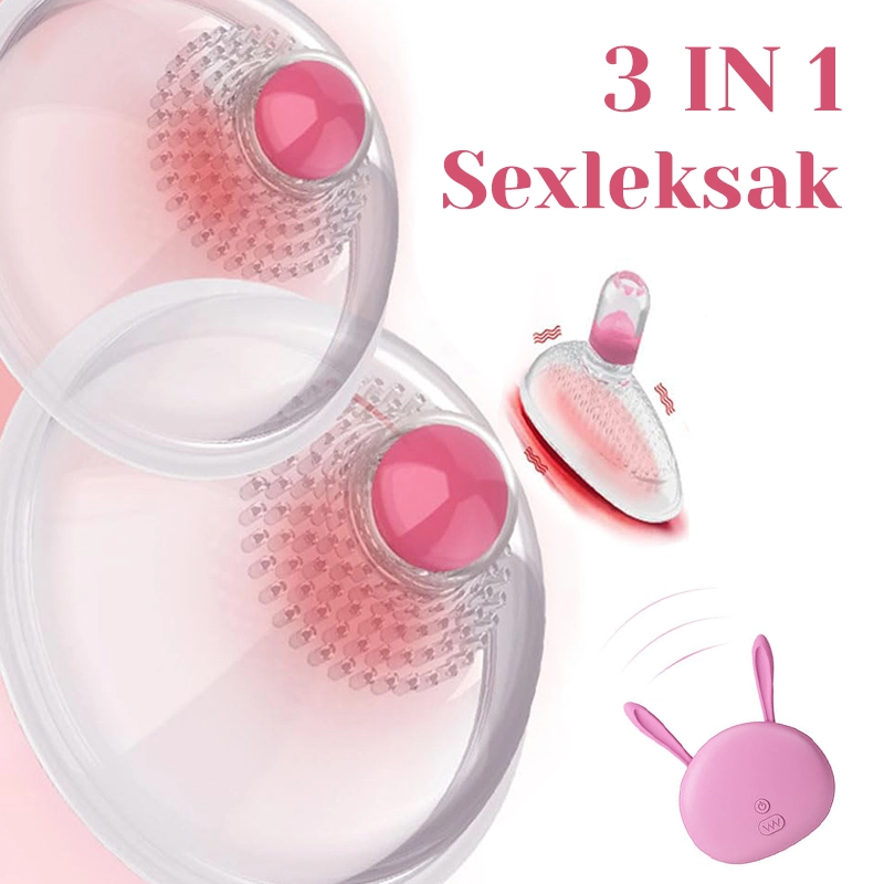 Klitorissugkopp & Bröstvårtsvibrator
