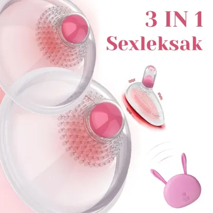 Klitorissugkopp & Bröstvårtsvibrator