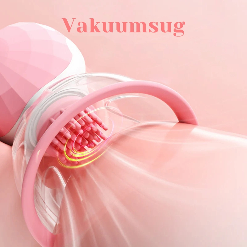 Nippelsugande Leksaker med 10 Vibrationslägen & 360° Rotationsstimulans