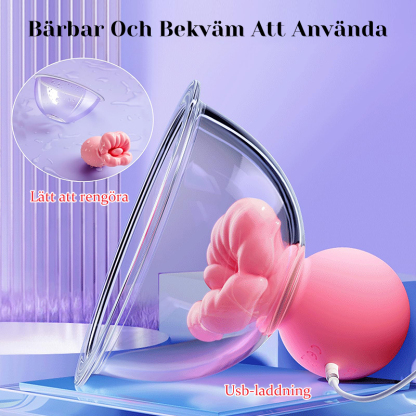 Kvinnlig Bröstvårtsugande Vibrator & Massageleksak