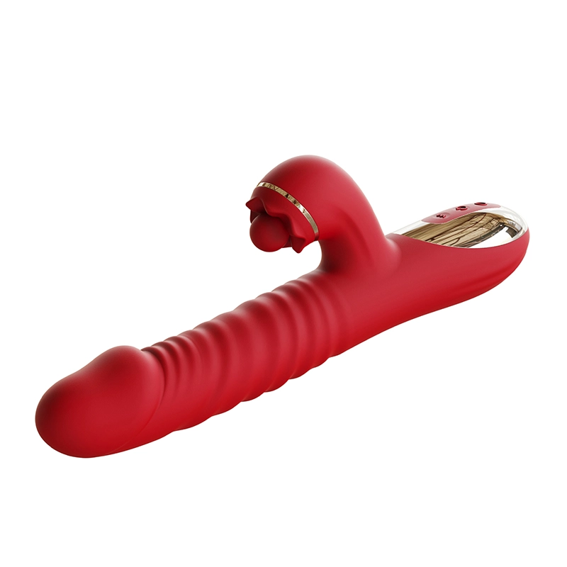 2-i-1 G-punkt Stimulator Med Stötande Vibrator