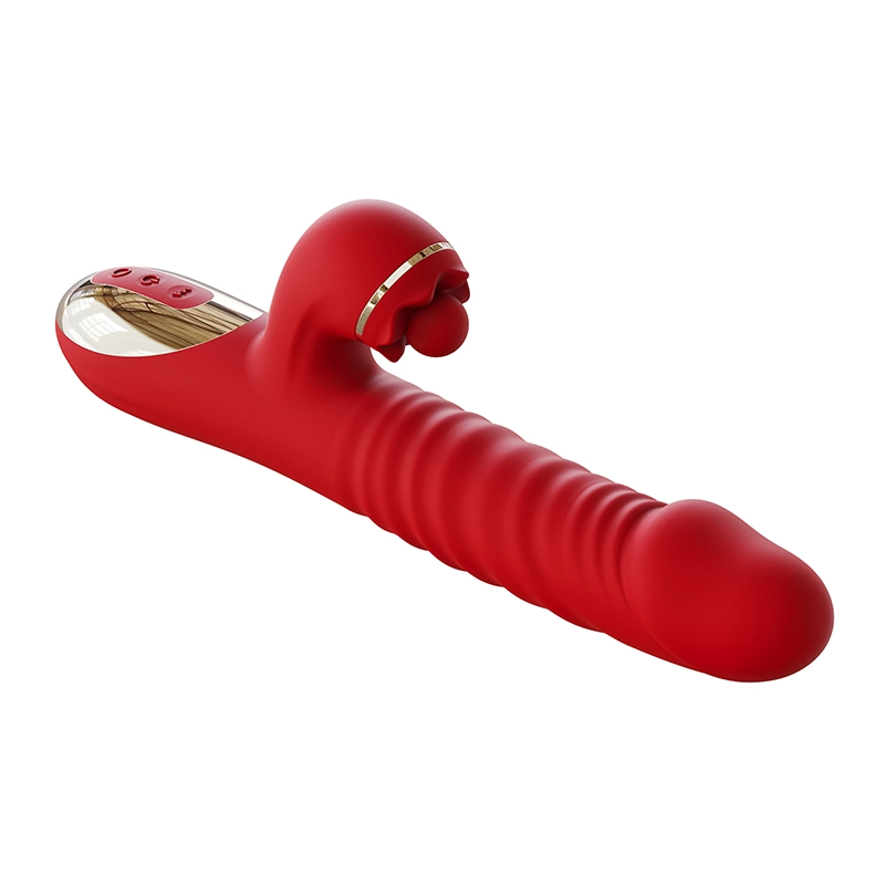 2-i-1 G-punkt Stimulator Med Stötande Vibrator