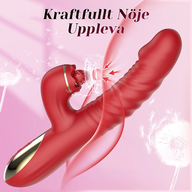 2-i-1 G-punkt Stimulator Med Stötande Vibrator