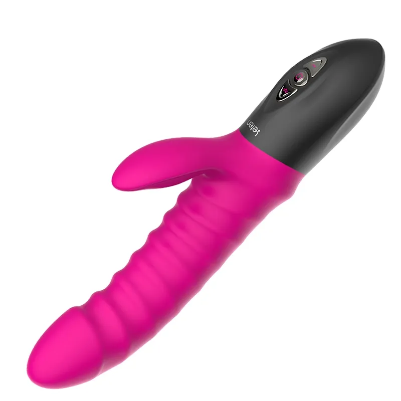 Vibrator Med 5 Lägen, Silikon, Värmning Och Stötande Funktion