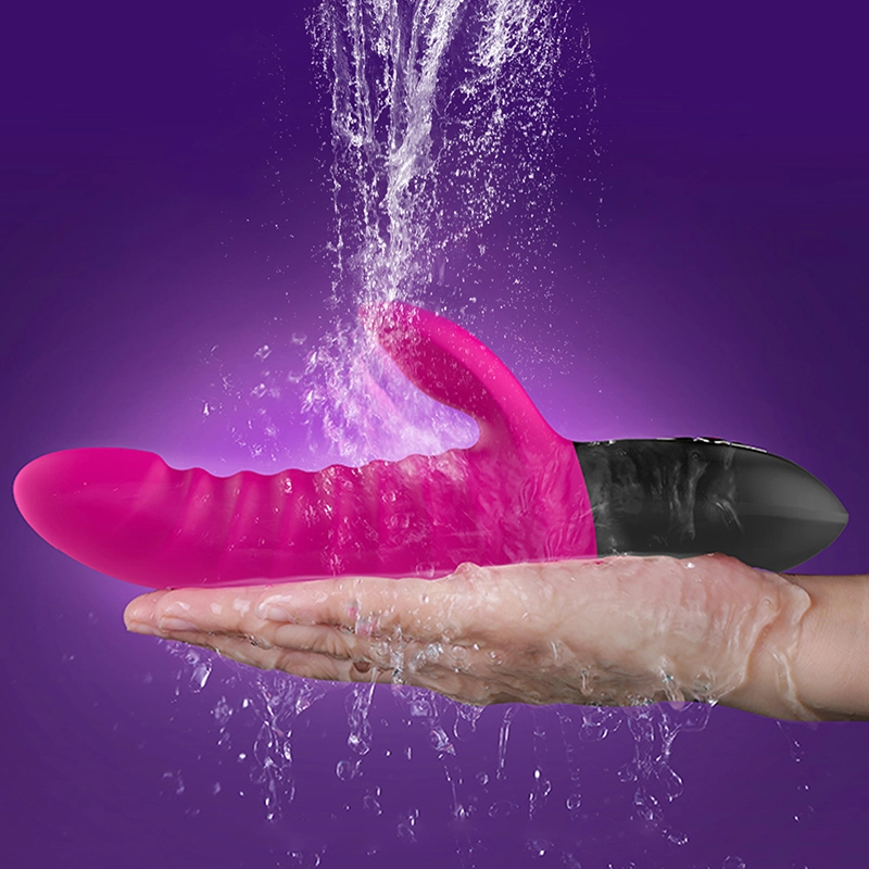 Vibrator Med 5 Lägen, Silikon, Värmning Och Stötande Funktion