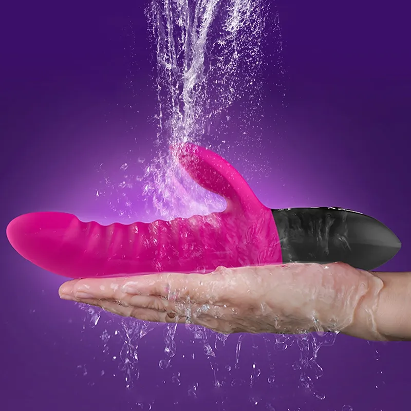 Vibrator Med 5 Lägen, Silikon, Värmning Och Stötande Funktion