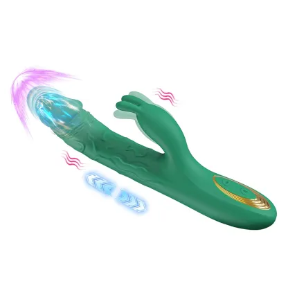 3-i-1 Kraftfull Vibrerande Och Stötande Vibrator