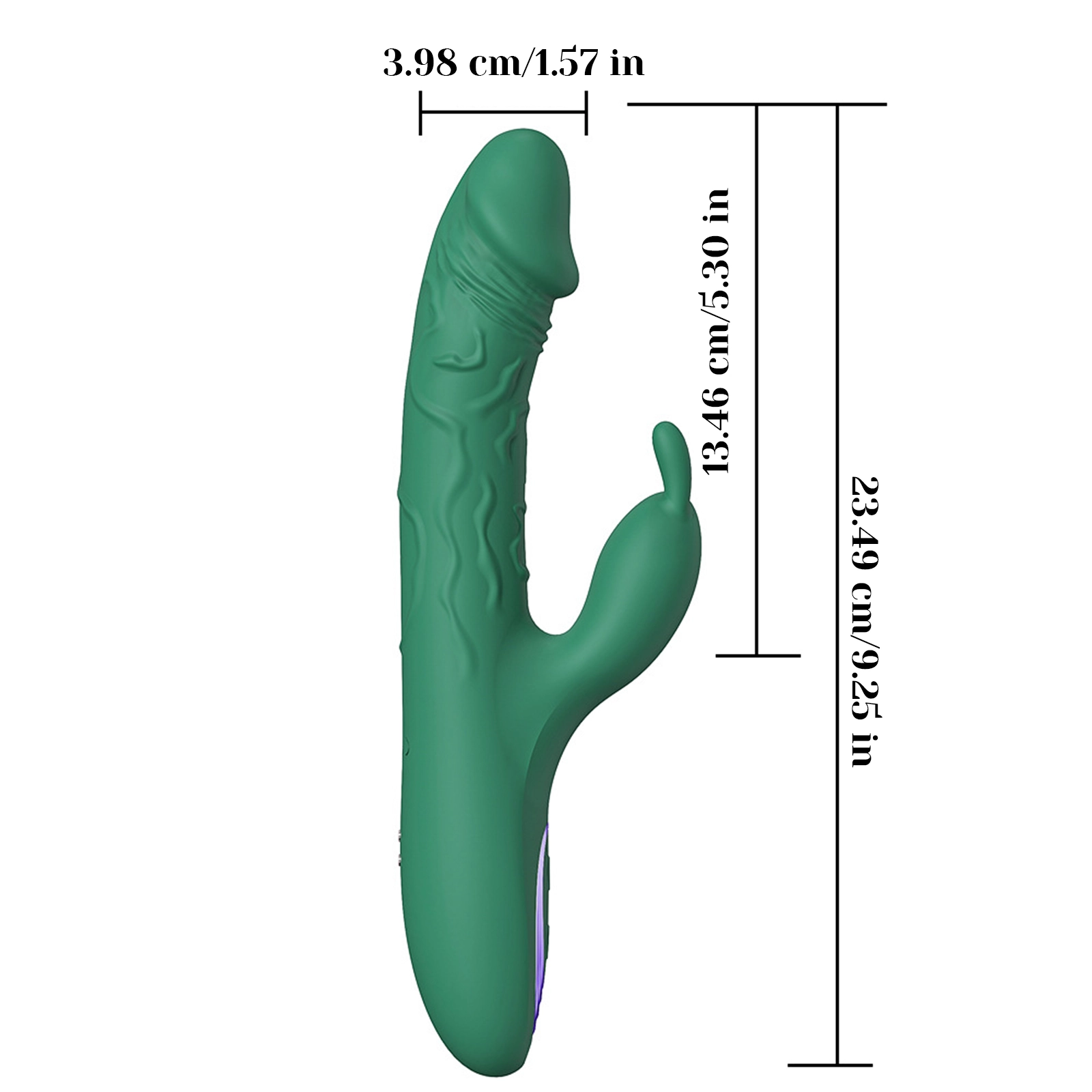 3-i-1 Kraftfull Vibrerande Och Stötande Vibrator