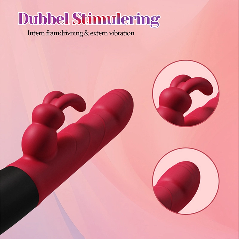 8 Frekvenser Vibration & Knackande Stötande Kanin Vibrator