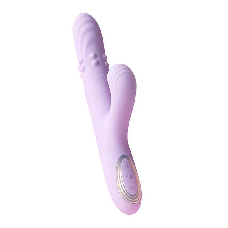 3-i-1 Sugande Rotations Silikon Stötande Vibrator