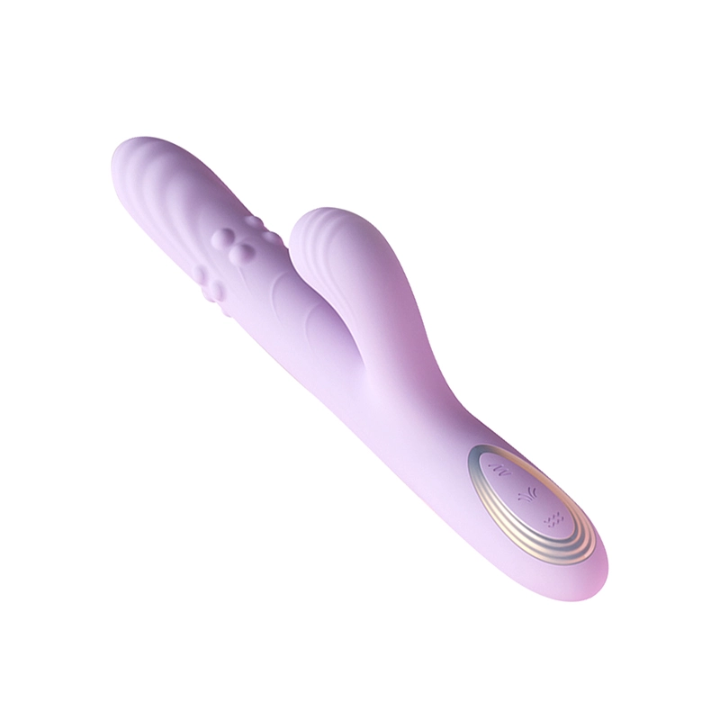 3-i-1 Sugande Rotations Silikon Stötande Vibrator