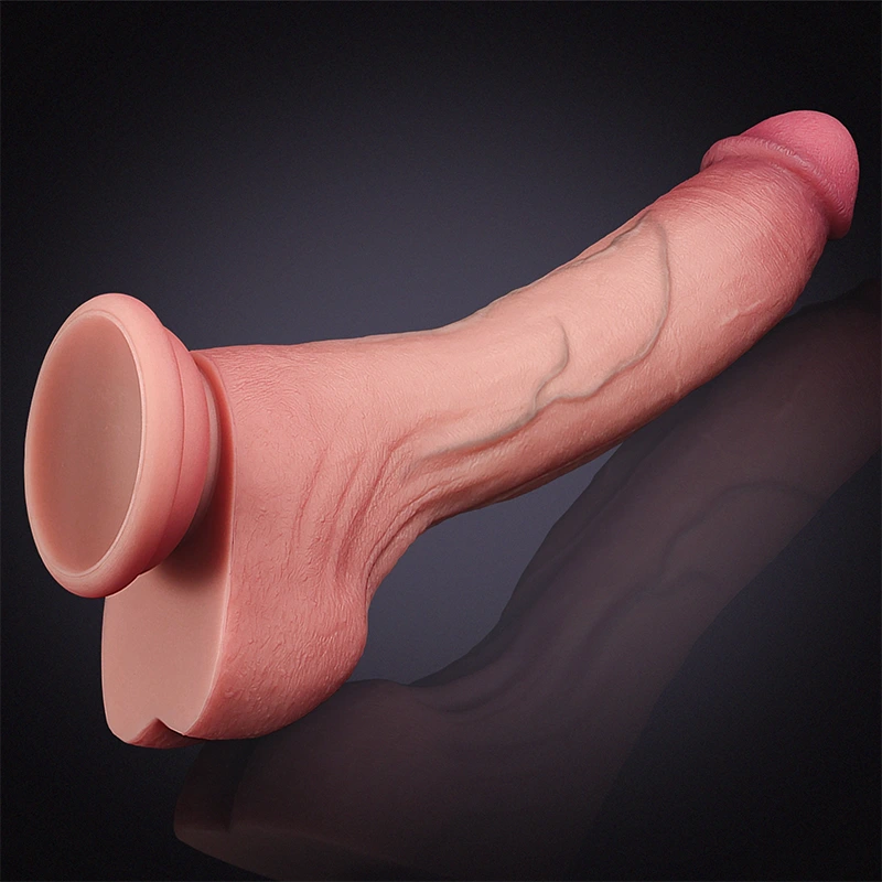 8,26-tums ultraverklighetstrogen dildo i flytande silikon