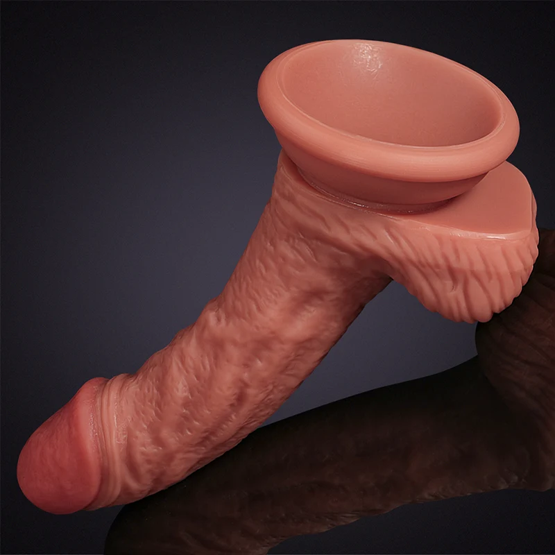 6,1 tum realistisk silikon liten dildo