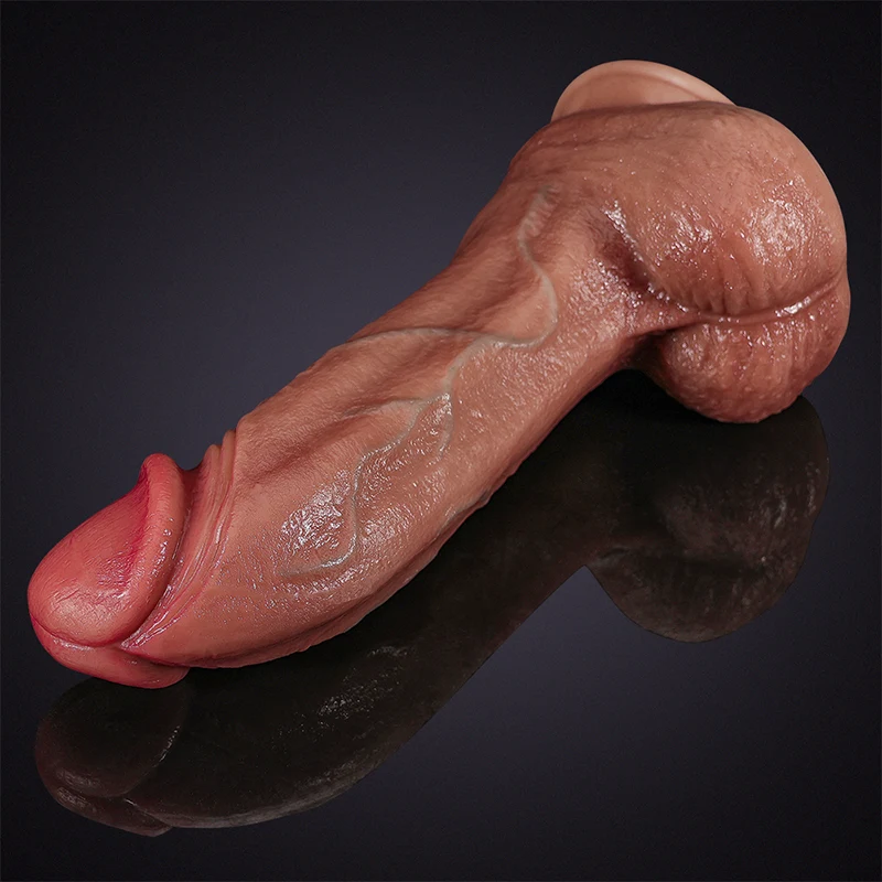 11" Ultra Lifelike Meaty Liquid Silicone Dildo