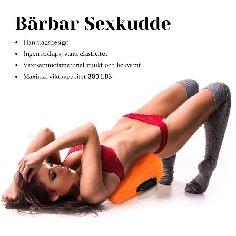 Bärbar Uppblåsbar Sexkudde I Kilform