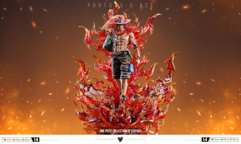 OKR Studio - Ace of One Piece in Flames Statue(GK)