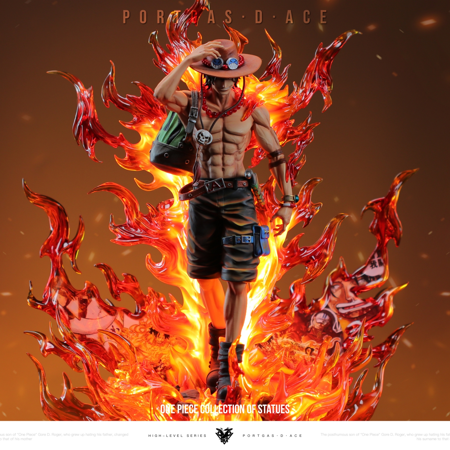 OKR Studio - Ace of One Piece in Flames Statue(GK)