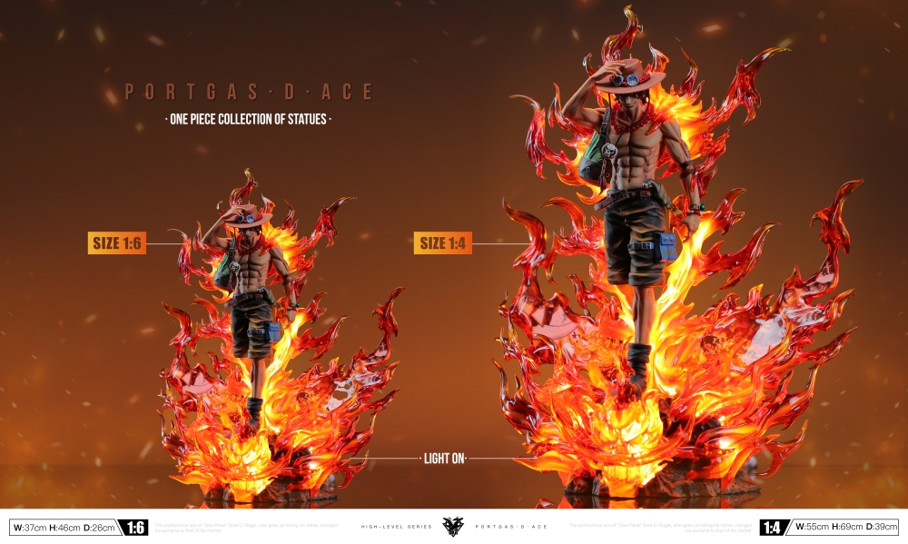OKR Studio - Ace of One Piece in Flames Statue(GK)