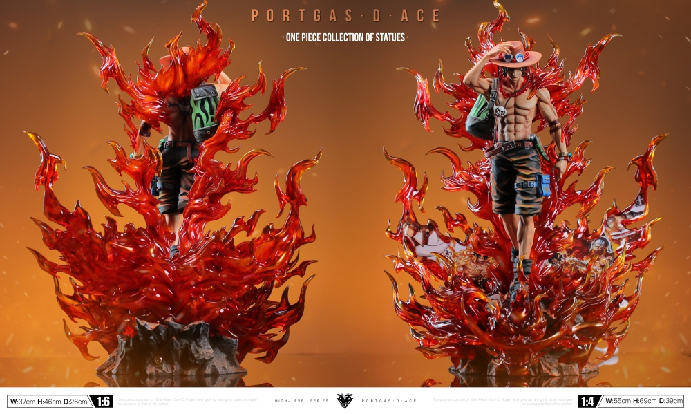 OKR Studio - Ace of One Piece in Flames Statue(GK)