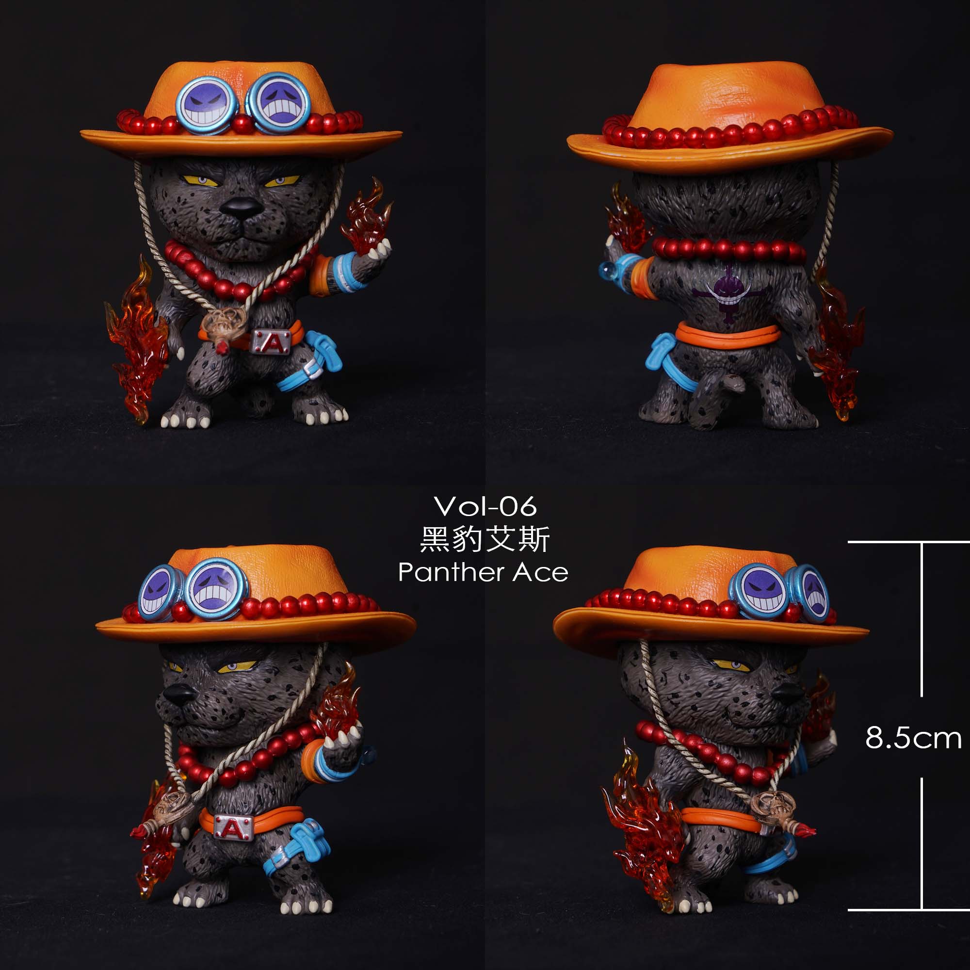 Pre-order JK White Bear White Beard Black Panther Ace Phoenix Marco One Piece GK Figure Model