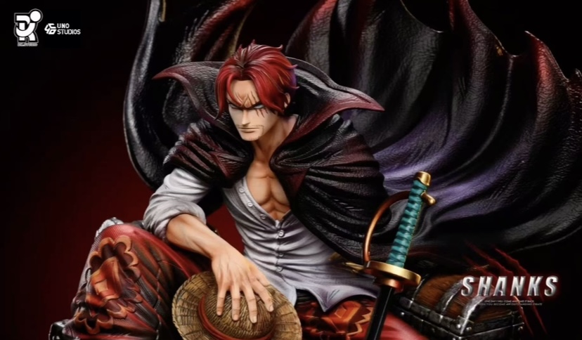 Pre-order UNO DK Red-Haired Shanks One Piece Pirate King GK Limited Edition Figurine Statue Model