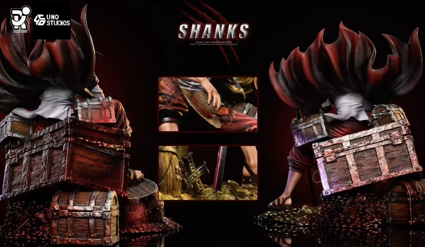 Pre-order UNO DK Red-Haired Shanks One Piece Pirate King GK Limited Edition Figurine Statue Model