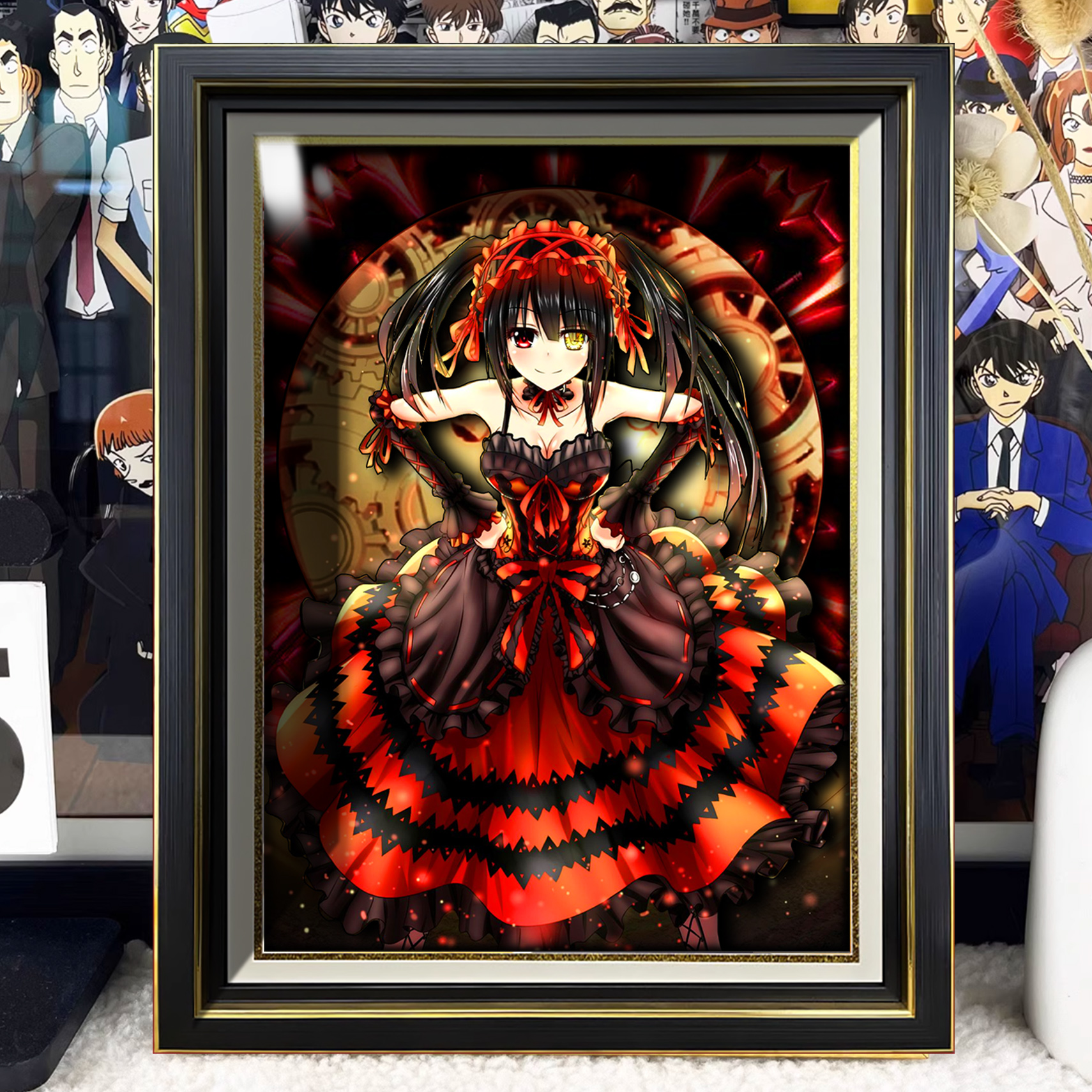 In-stock Amiao Art Studio Shiki Kuroko Three-Dimensional Painting New Standard 3D Painting