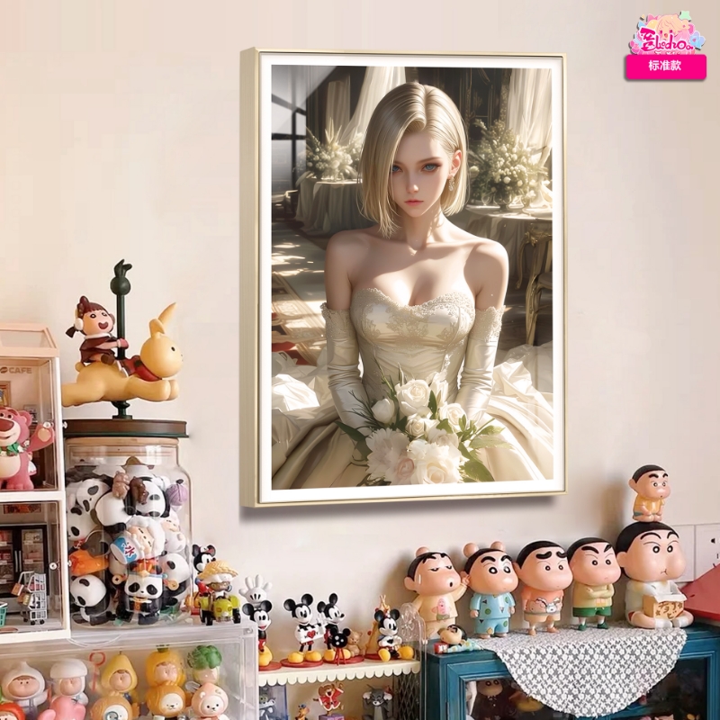  In Stock Amiao Art Studio Wedding Dress 18th 8K Ultra-High Definition Decorative Painting