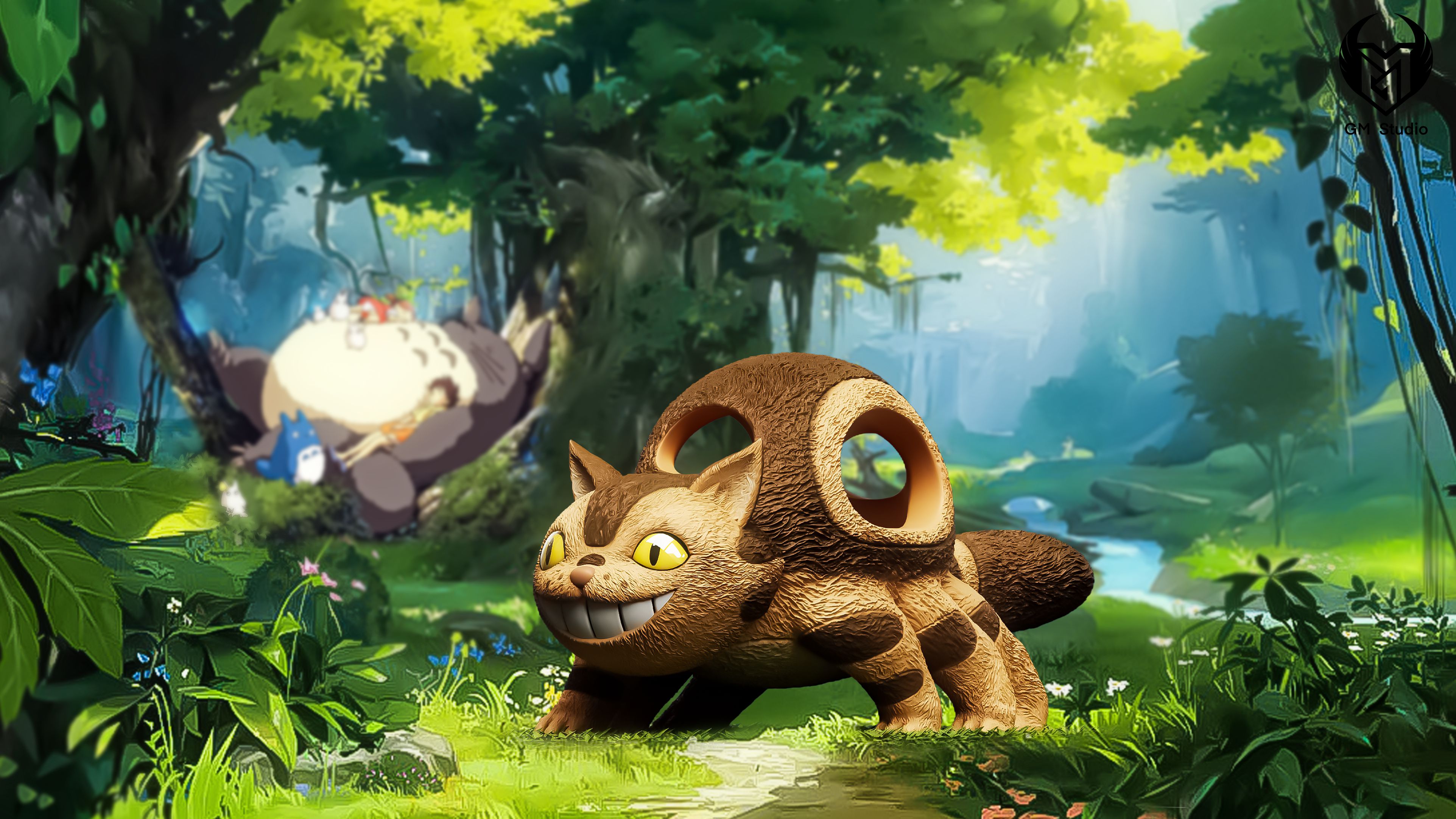 Pre-order GM Little Cat Bus - My Neighbor Totoro GK Limited Edition Figure Statue Model