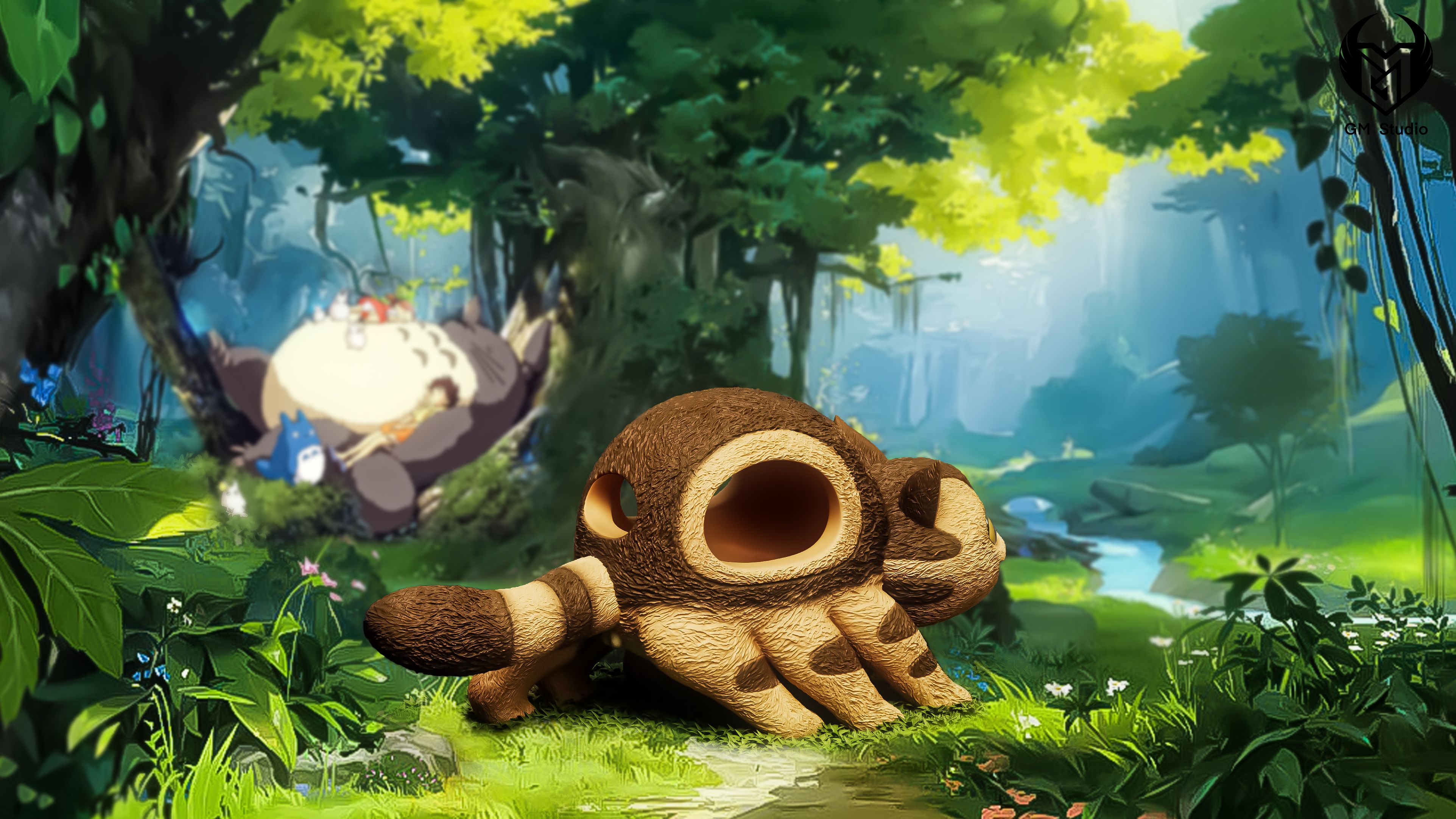 Pre-order GM Little Cat Bus - My Neighbor Totoro GK Limited Edition Figure Statue Model