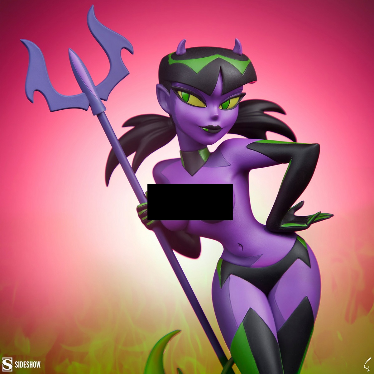 Pre-order Sideshow Devil Girl 2005742 Official Handmade Statue Model