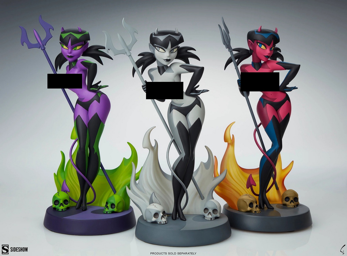 Pre-order Sideshow Devil Girl 2005742 Official Handmade Statue Model