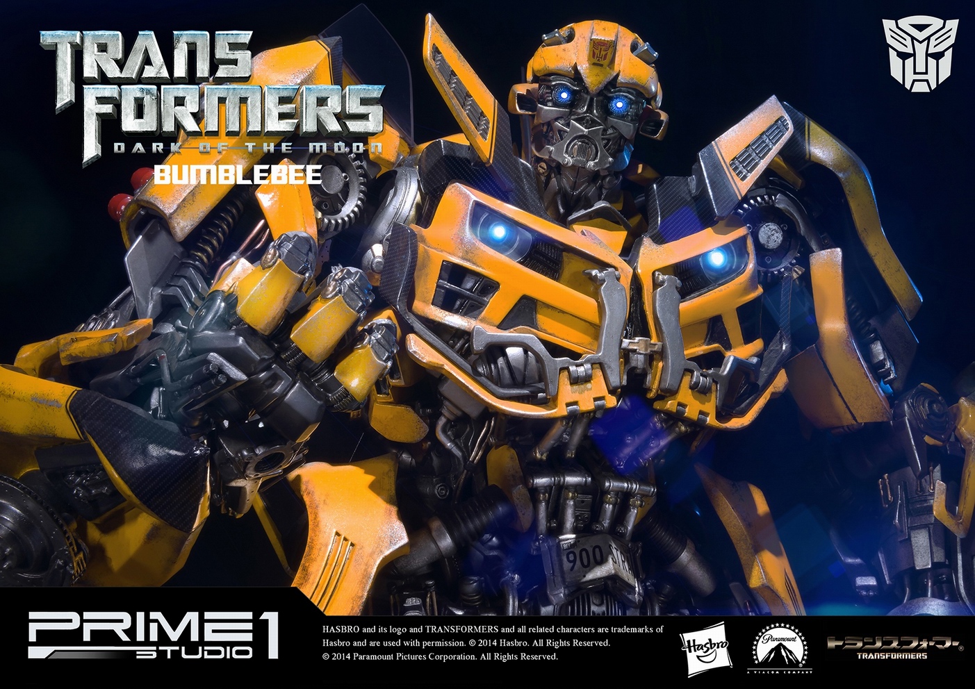Pre-order Prime1S Transformers Dark of the Moon Bumblebee Full Body Statue MMTFM-04 Official
