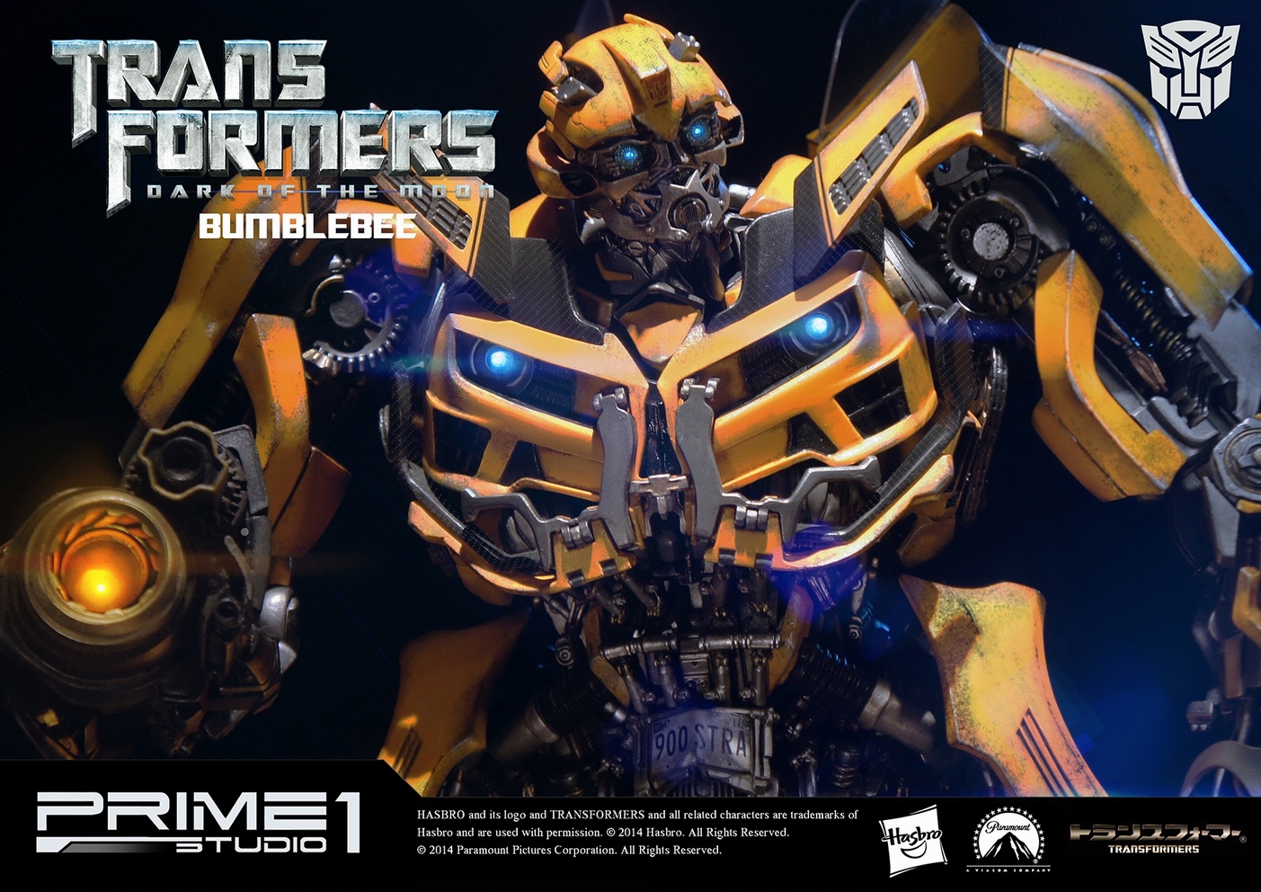 Pre-order Prime1S Transformers Dark of the Moon Bumblebee Full Body Statue MMTFM-04 Official