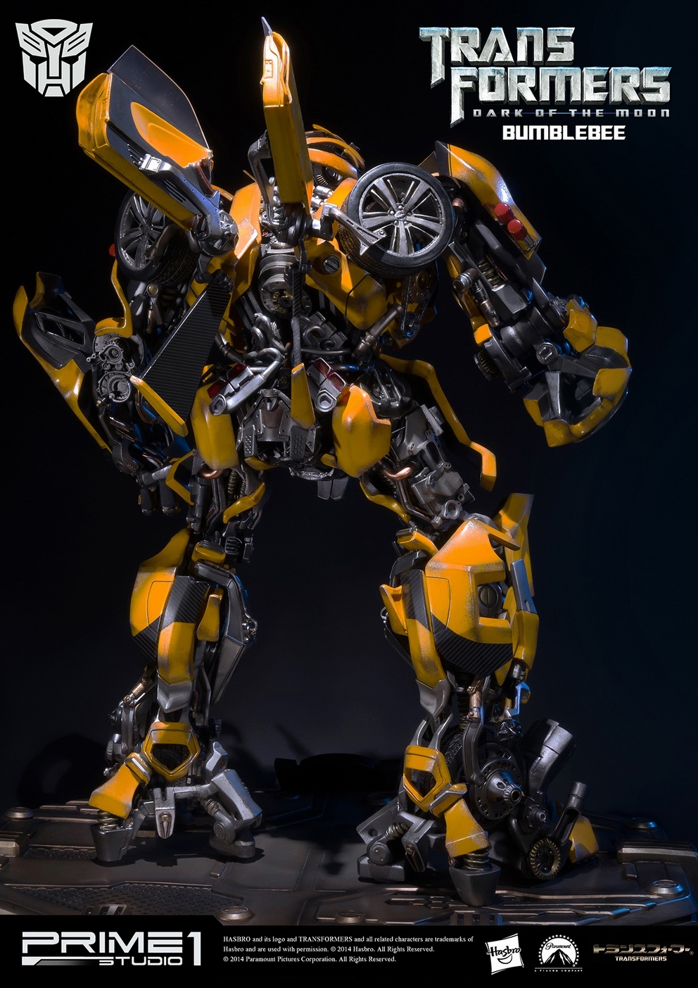 Pre-order Prime1S Transformers Dark of the Moon Bumblebee Full Body Statue MMTFM-04 Official