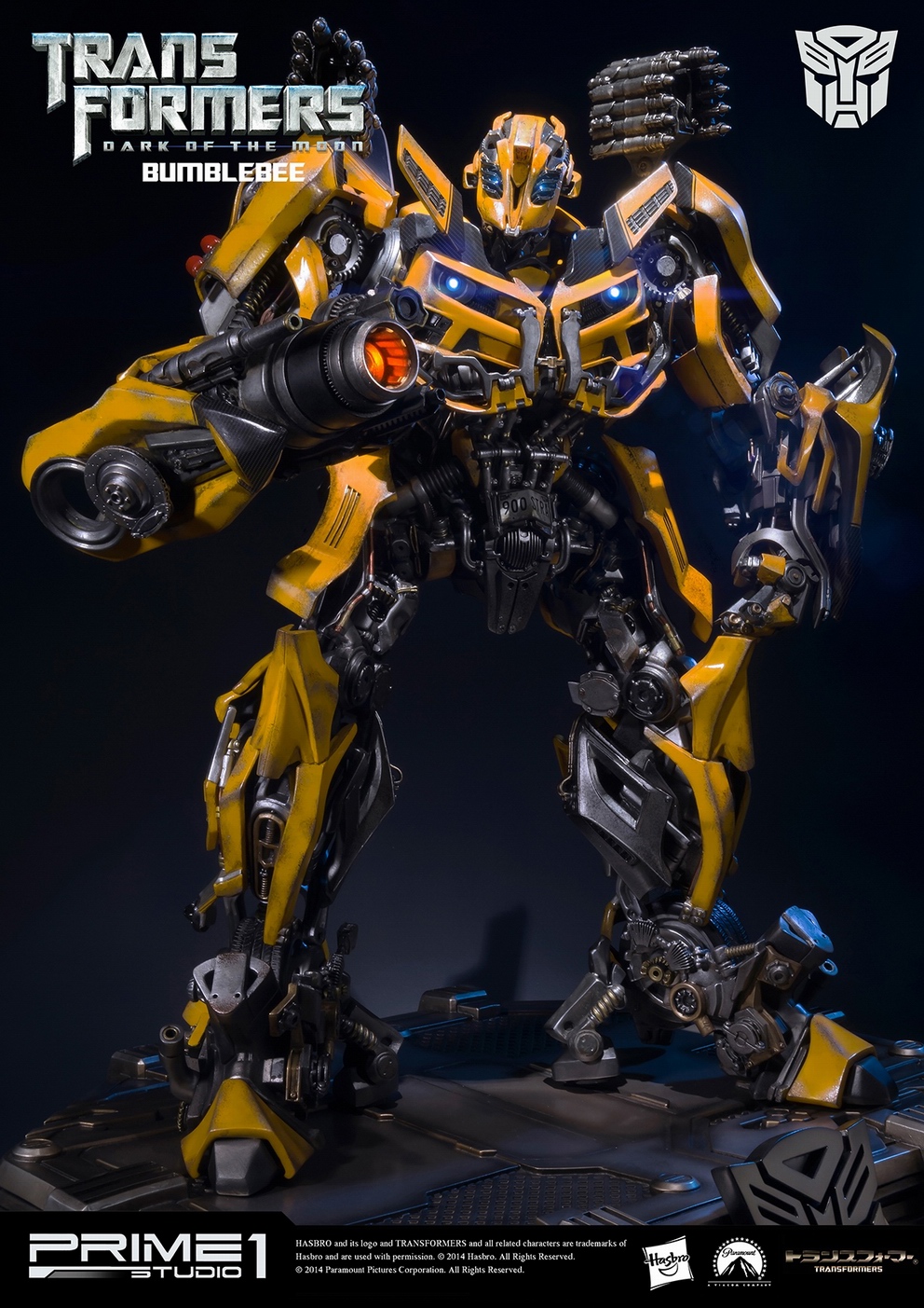 Pre-order Prime1S Transformers Dark of the Moon Bumblebee Full Body Statue MMTFM-04 Official
