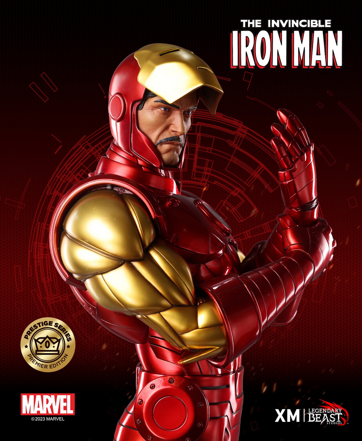 Presale Iron LEGENDARY BEAST Iron Man Limited Edition Handmade Statue Model
