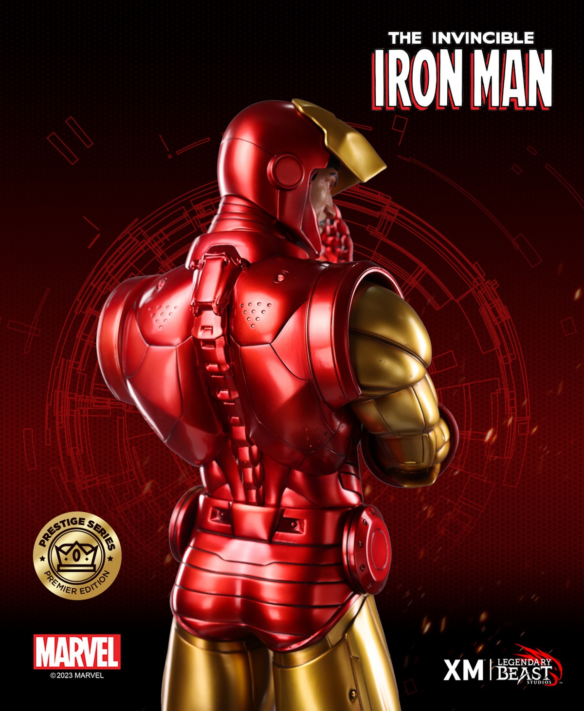 Presale Iron LEGENDARY BEAST Iron Man Limited Edition Handmade Statue Model