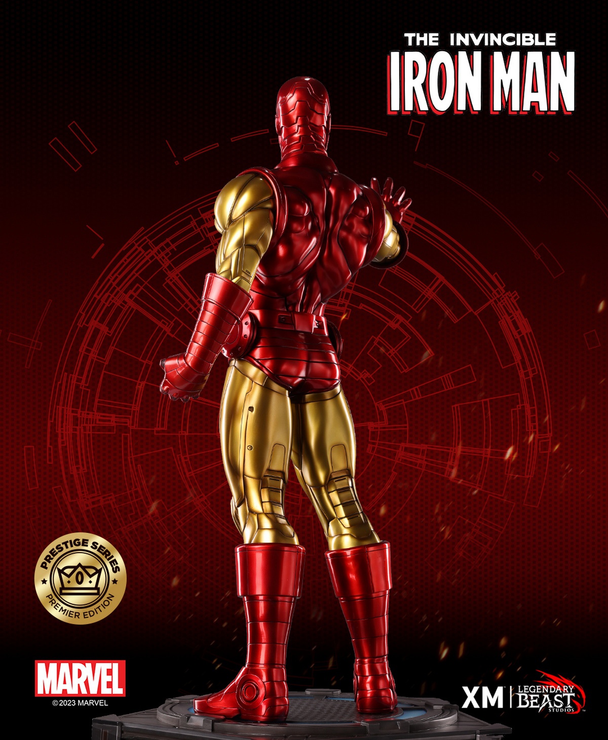 Presale Iron LEGENDARY BEAST Iron Man Limited Edition Handmade Statue Model