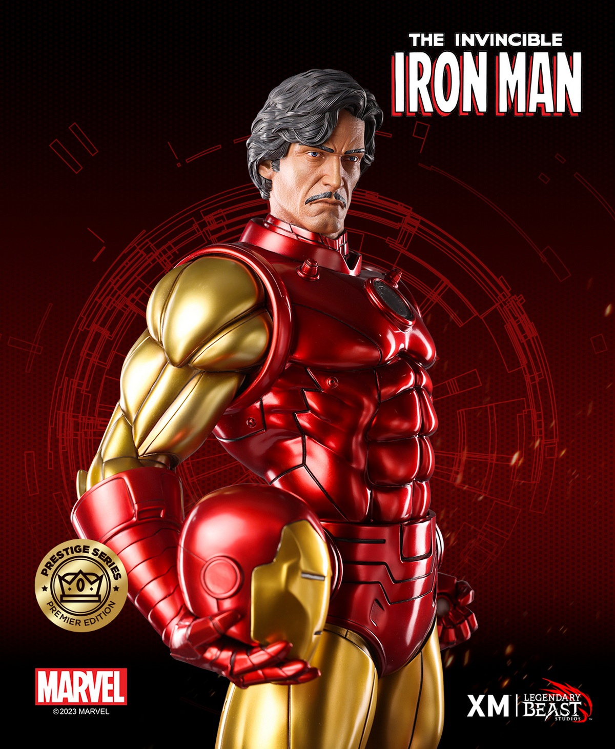 Presale Iron LEGENDARY BEAST Iron Man Limited Edition Handmade Statue Model