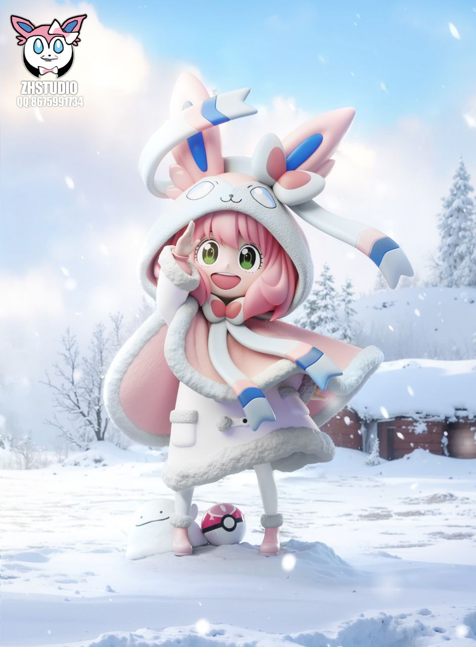 Pre-order ZH Whimsy Fairy Eevee Girl Anya Spy Family GK Handmade Statue Model