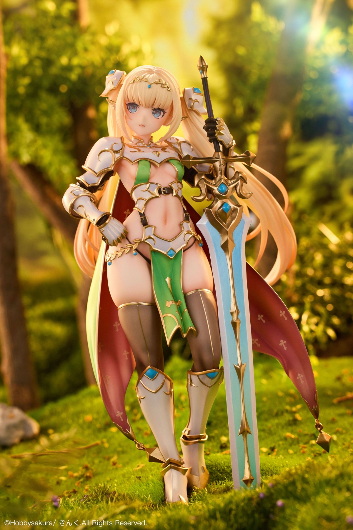 Pre-order Hobbysakura Elf Sister Mage Funielu and Swordswoman Mahielu Model
